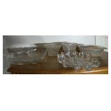 misc clear glass bowls