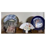 Lot of 4 decorative plates - One limited/numbered.