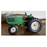 Metal green tractor toy