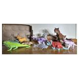 Misc. toys dinosaurs and animals