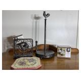 Paula Deen - towel holder, trivet, S&P, napkin hol