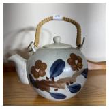 floral teapot