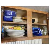 contents of cabinets