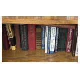 middle shelf of books