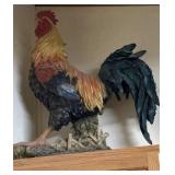 Large rooster on Left