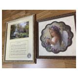 pair of pictures, amazing grace and little girl
