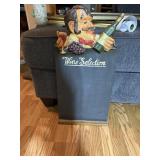 Approx 2 ft tall wine selection chalkboard