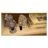 contents of bottom shelf