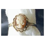 10k psco-p cameo ring