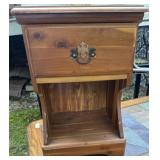 Cedar night stand