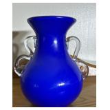 Double Handle Art Glass