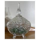 Footed candy dish