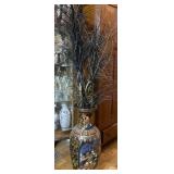 approx 57ï¿½ tall vase and florals