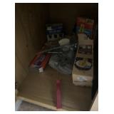 contents of cabinet
