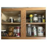 contents of cabinet
