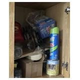 contents of cabinet