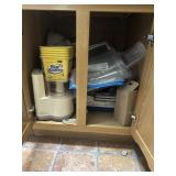 contents of cabinet