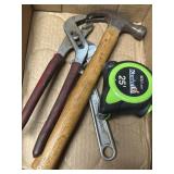 flat of misc tools