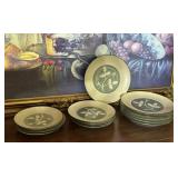 Ucagco medallion plates Lot of 13