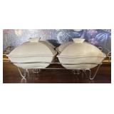 Sienna Godinger Double Chafing Dish and Stand