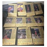 11 Michael Jordan upper deck gold foil cards