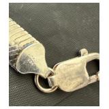 Necklace bracelet set marked 925