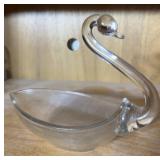 Clear Swan Dish