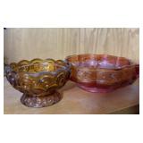 Set of 2 Candy Dishes - one LE Smith