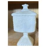 Milk Glass Candy Dish