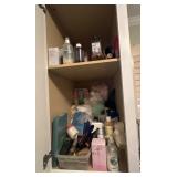 Contents of top 2 shelves