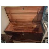 Wood Storage Bench
