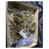 Box of costume jewelry