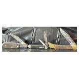 3 pocket knives including Barlow