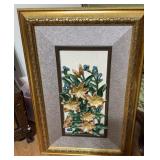 Lot of 2 wall decor - Picture and mirror