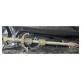 Sword with Metal Sheath