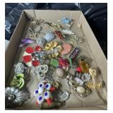 Flat of costume jewelry