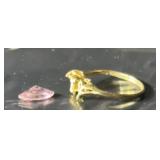 Marked 10k Ring with unattached stone