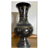 black brass vase