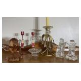 7 candlestick holders