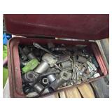 metal toolbox and contents