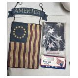 American flag decor