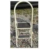 Metal 2 step ladder