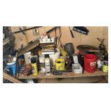 Contents on top of shelf