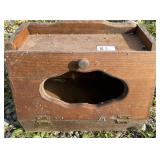 Wooden bread box