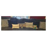 Pillows on couch