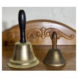 Pair of brass bells
