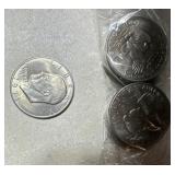 Group of 13 Eisenhower dollars