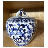 Blue and White Ginger Jar