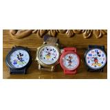 4 Mickey Mouse watches