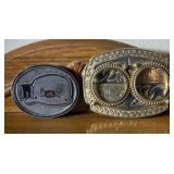 2 belt buckles